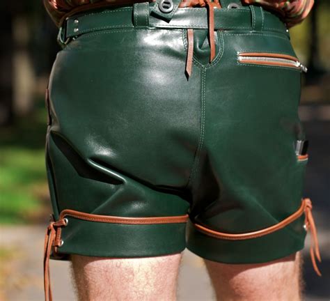 kategorie 1 lederhosen classics knickerbocker leather shorts mens trousers leather men