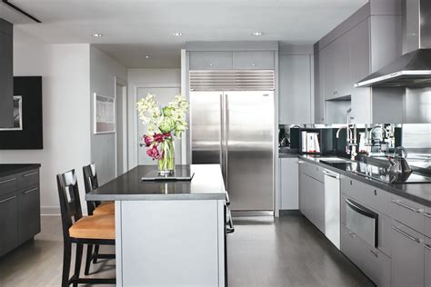 Modern Gray Kitchen Luxe Interiors Design