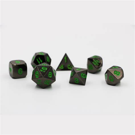Dungeons And Dragons 7pcsset Creative Rpg Dice Dandd Metal Dice Dnd
