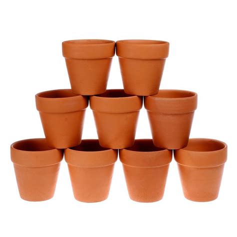 Winlyn 9 Pcs Small Terracotta Pot Clay Pots 3039039 Clay Ceramic