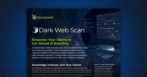 Dark Web Scan Blackpoint Cyber