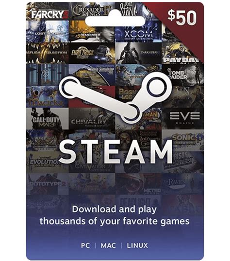 Steam Card 50 Us Email Delivery Mytcardsupply