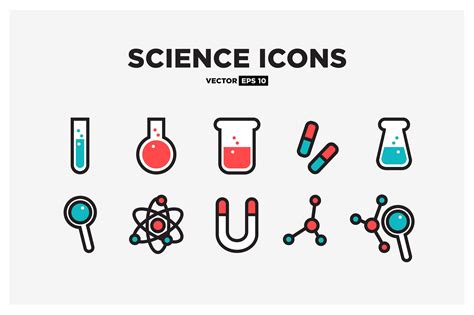 Set Of Science Icons Science Icons Web Design Icon Icon