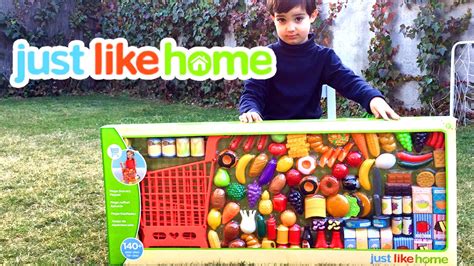Just Like Home Mega Grocery Playset Supermarket Game Juego De