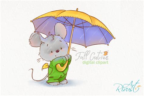 Fall Clipart Cute Mouse Clip Art Little Mouse