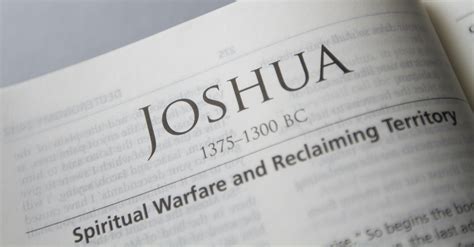 Joshua - Complete Bible Book Chapters and Summary - New International