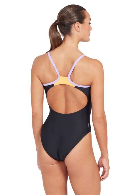 Zoggs Flowerbox Sprintback Swimsuit