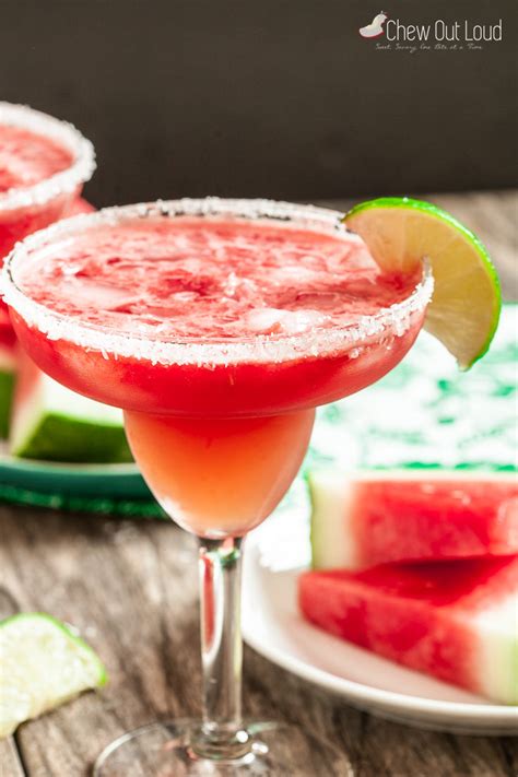 Watermelon Margaritas Chew Out Loud