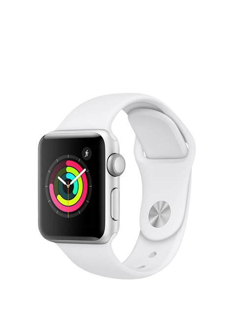 Great savings & free delivery / collection on many items. Apple Watch Series 3, GPS, 38mm Silver Aluminium Case with ...
