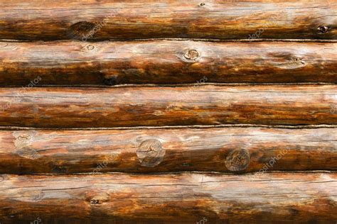 Rustic Pine Log Cabin Wall — Stock Photo © Rumo 6841662