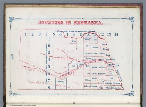 Nebraska Counties David Rumsey Historical Map Collection
