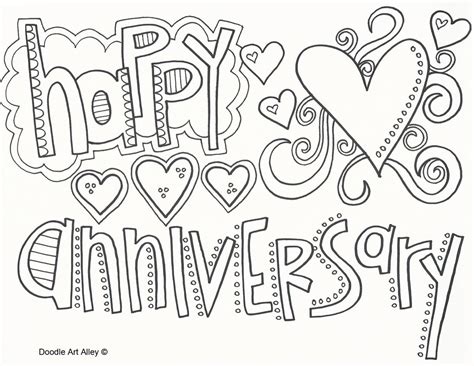 Printable Anniversary Cards To Color Printable Cards