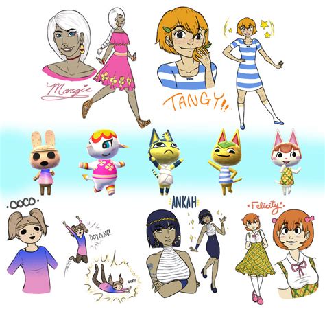 Animal Crossing Human Villagers By Dramaqueen 19947 On Deviantart