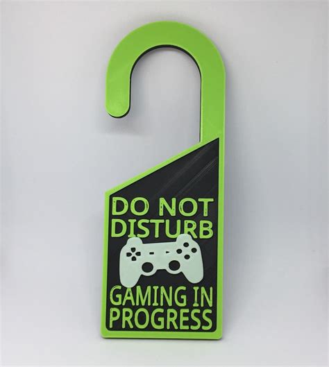 Gaming Do Not Disturb Door Sign Hanging Do Not Disturb Sign Etsy Uk