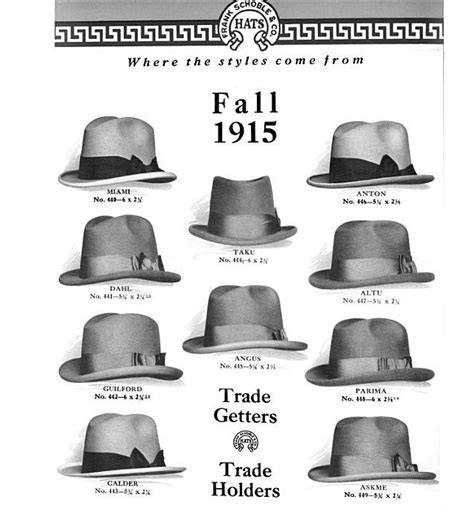 Brim Hat Fedora Hat Vintage Jacket Hats Vintage 1900s Fashion