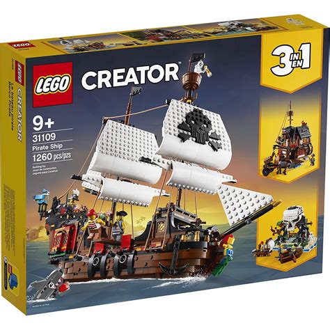 Lego 31109 Creator Pirate Ship Blocks And Bricks