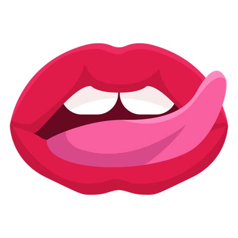 Lip Licking Mouth Icon Transparent Png And Svg Vector File