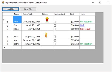 Import And Export Excel To Datagridview In C And Vb Net