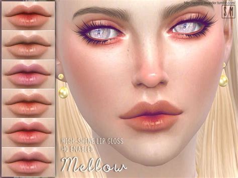 A Cute And Natural Ullzang Themed Lipgloss Found In Tsr Category Sims
