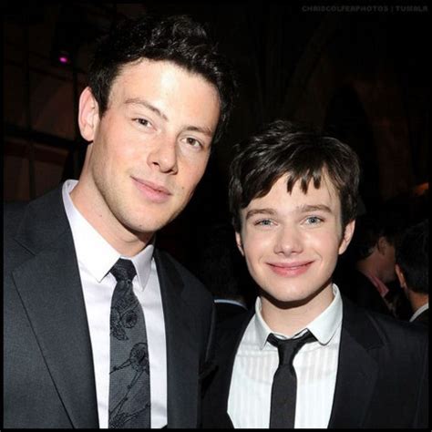 ♥cory And Chris♥ Cory Monteith And Chris Colfer Photo 25012272 Fanpop