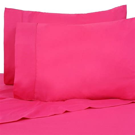 Premier Colorful 80 Gsm Full Sheet Set In Hot Pink In 2020 Hot Pink