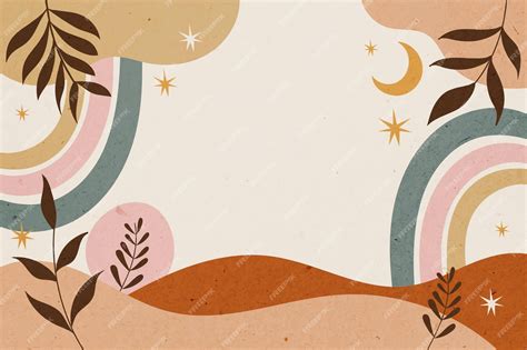 Free Vector Hand Drawn Boho Background