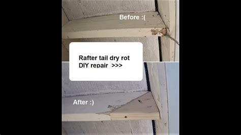 How To Repair Rafter Tails Dry Rot Diy Youtube