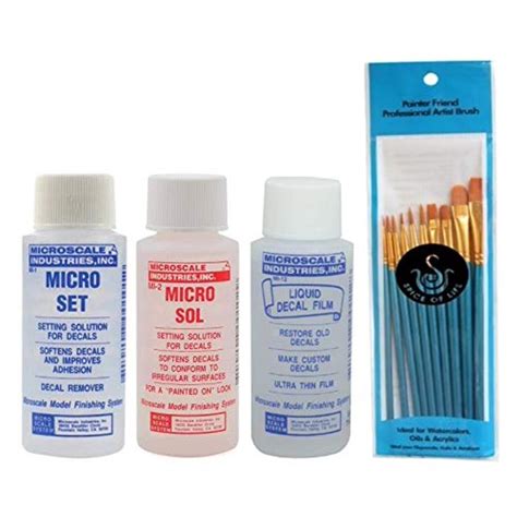 Microscale Micro Set Micro Sol And Liquid Decal Film One 1 Ounce