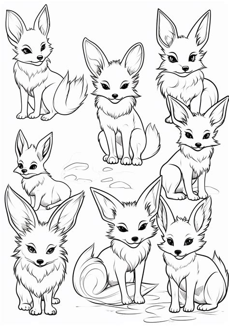 Eevee Evolutions Coloring Page In Coloring Pages Eevee My XXX Hot Girl