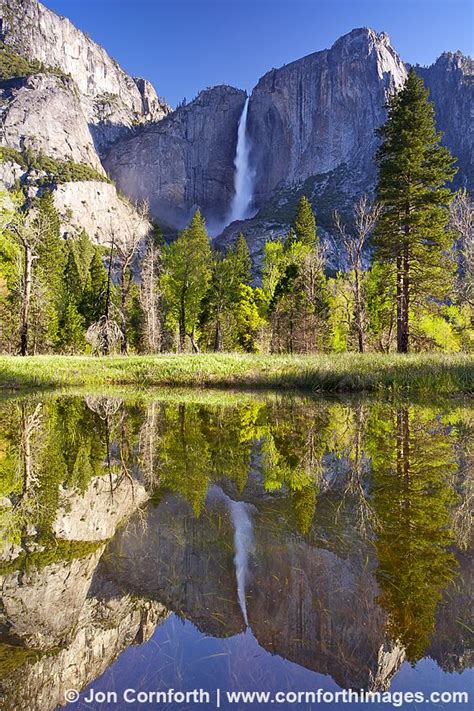 Yosemite Falls Reflection 1 With Images National Parks Yosimite