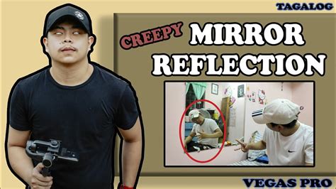 The image of something as reflected by a mirror (or other reflective material); Vlog 17 | Sony Vegas Pro: Creepy Mirror Reflection ...