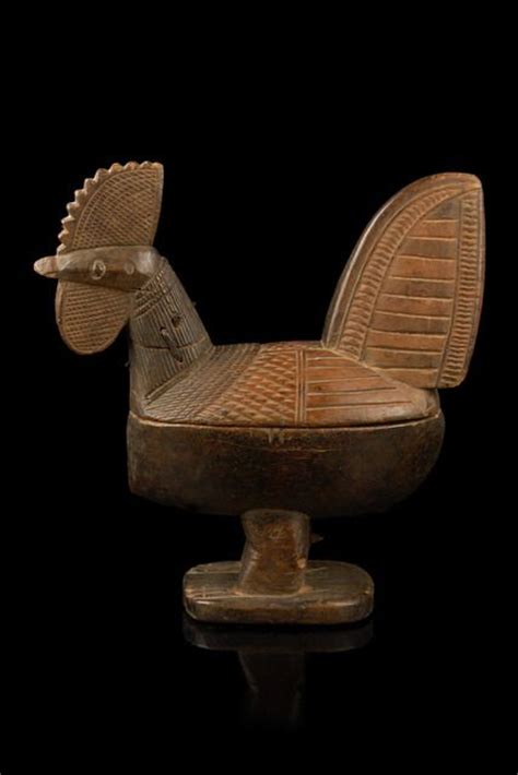 Humans do not worship olorun directly; Container in form of a rooster (Ajere Ifa) | Ifa Religious ...
