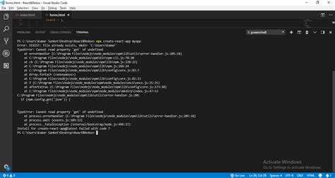 Reactjs How To Fix This Error In Npx Create React App Stack Overflow Hot Sex Picture