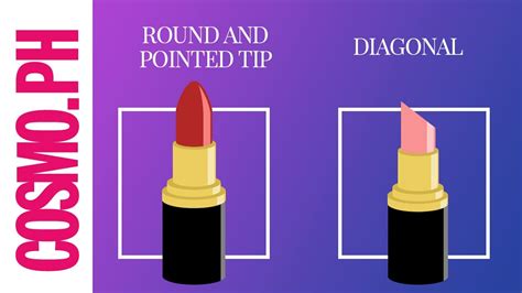 what your lipstick shape says about you youtube