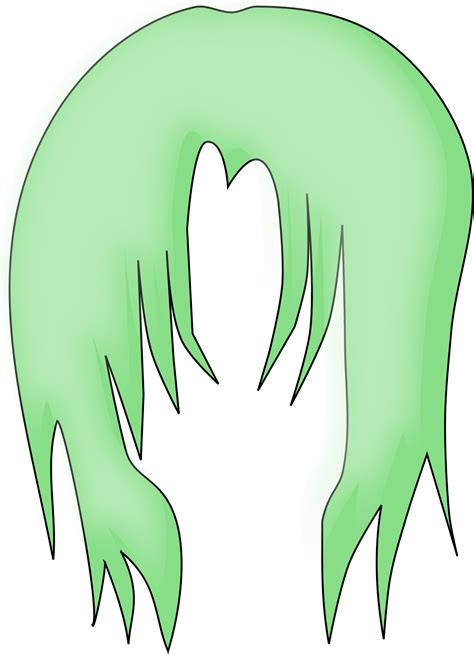 Download Big Image Png Green Anime Hair Png Hd Transparent Png