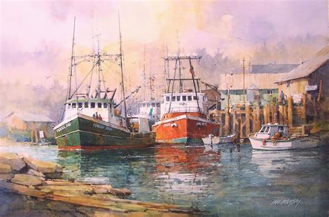 Paintings from his teenage years depict flying boats or parting waters, like the iconic scene from cecil b. Ian Ramsay Watercolors: I will be giving two more ...