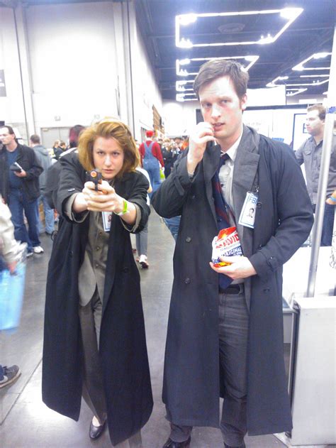Pdx Comic Con Mulder And Scully X Files Halloween Costume Teenage