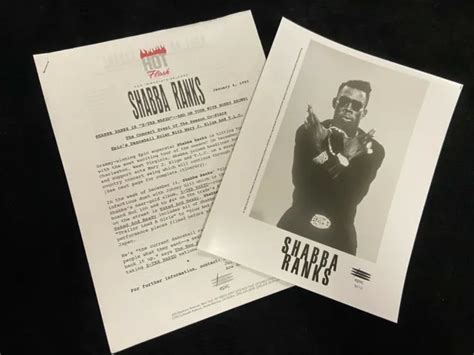 Shabba Ranks X Tra Naked Album Press Kit Bio With X Photo Reggae Dance Picclick