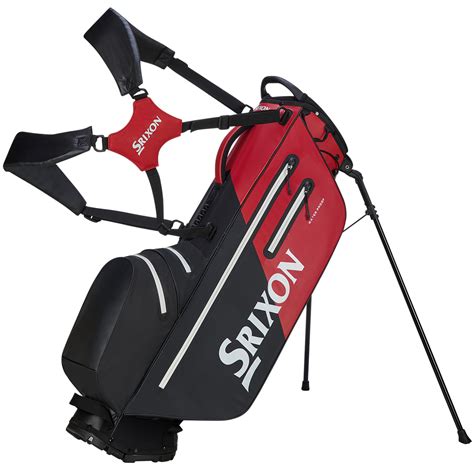 srixon waterproof golf stand bag black red scottsdale golf