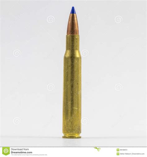 Single Rifle Round Ballistic Tip Stock Photo Image Of Ballistic