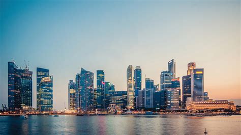 Learn more about singapore in this article. Skyline at Dusk in Singapore image - Free stock photo ...