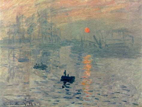 Impression Soleil Levant Claude Monet Date