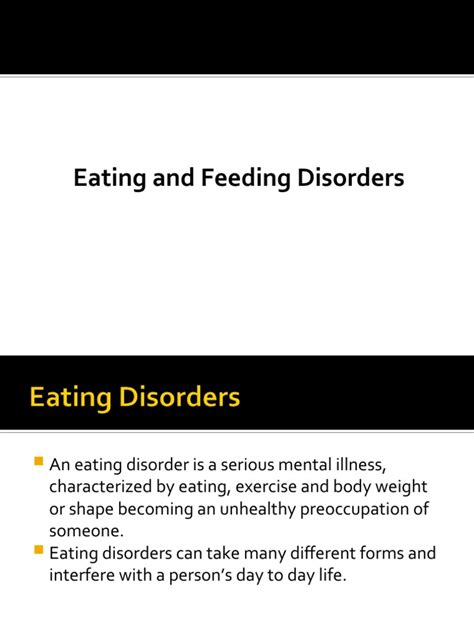 eating and feeding disorders pdf binge eating disorder eating disorder