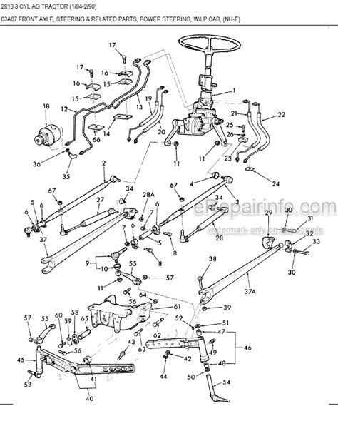 Ford 2810 Parts Manual Illustrated Tractor Erepairinfo