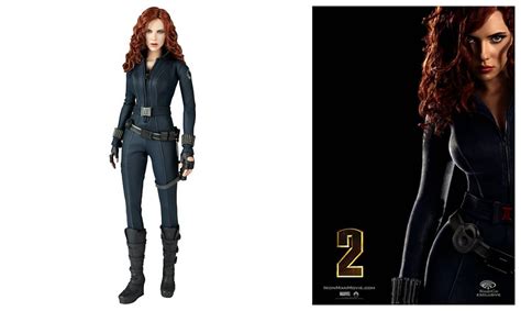 Scarlett Johansson As Natasha Romanoff Black Widow Iron Man 2 Movie