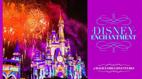 Disney Enchantment Fireworks At Walt Disney World 50th Anniversary 2023