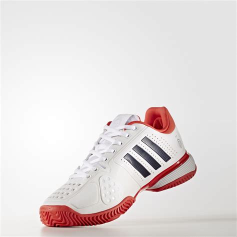 Also, why do police use red and white tape? Adidas Mens Novak Pro Barricade Tennis Shoes - White/Red ...