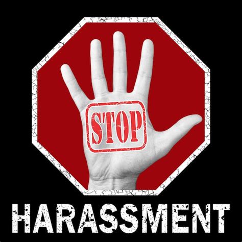 Premium Photo Stop Harassment Conceptual Illustration Open Hand With