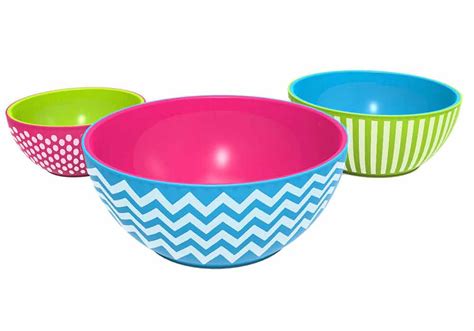 3 Pc Fresh Chilled Serving Bowls set with Lids