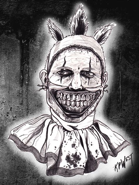 Your email address will not be published. A pencil drawing I did of Twisty The Clown from American ...